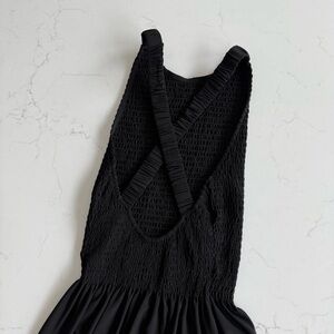 Hill House Lilou Cross Back Nap Dress - XS, Black